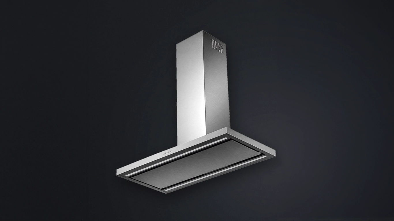 Coifa linear de parede em aço inox
