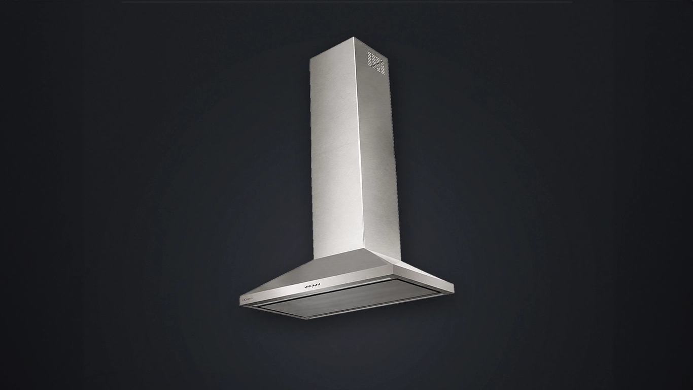Coifa piramidal inox de parede